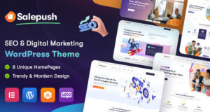Salepush – WordPress-Layout für SEO und digitales Marketing
