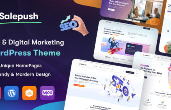 Salepush – WordPress-Layout für SEO und digitales Marketing