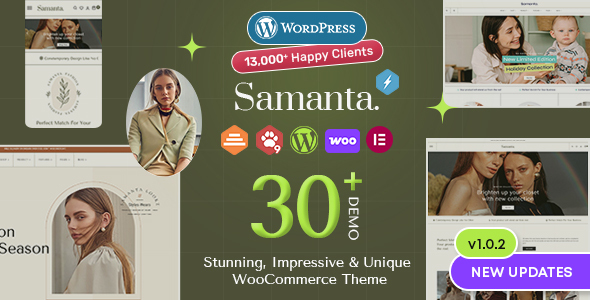 Samanta – Mehrzweck-WooCommerce-WordPress-Layout