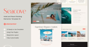 Seacove – Elementor-Vorlagenkit für Hotel- und Resortbuchungen