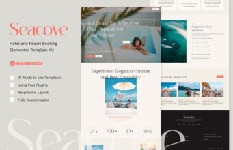 Seacove – Elementor-Vorlagenkit für Hotel- und Resortbuchungen