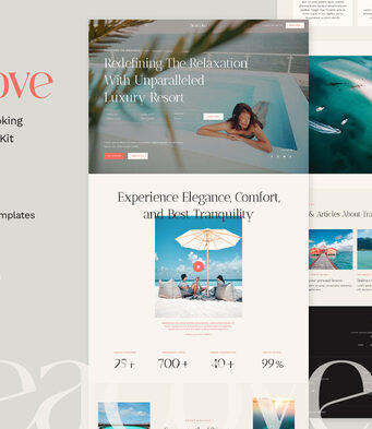 Seacove – Elementor-Vorlagenkit für Hotel- und Resortbuchungen