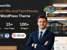 TheNessVilla – WordPress-Vorlage für Wochenendvilla und Bauernhausprojekt