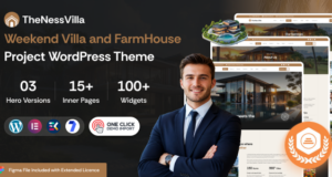 TheNessVilla – WordPress-Vorlage für Wochenendvilla und Bauernhausprojekt