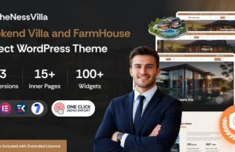 TheNessVilla – WordPress-Vorlage für Wochenendvilla und Bauernhausprojekt