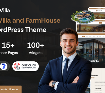 TheNessVilla – WordPress-Vorlage für Wochenendvilla und Bauernhausprojekt