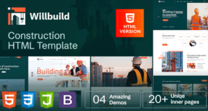 Willbuild – HTML-Vorlage für den Bau
