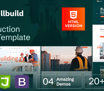 Willbuild – HTML-Vorlage für den Bau