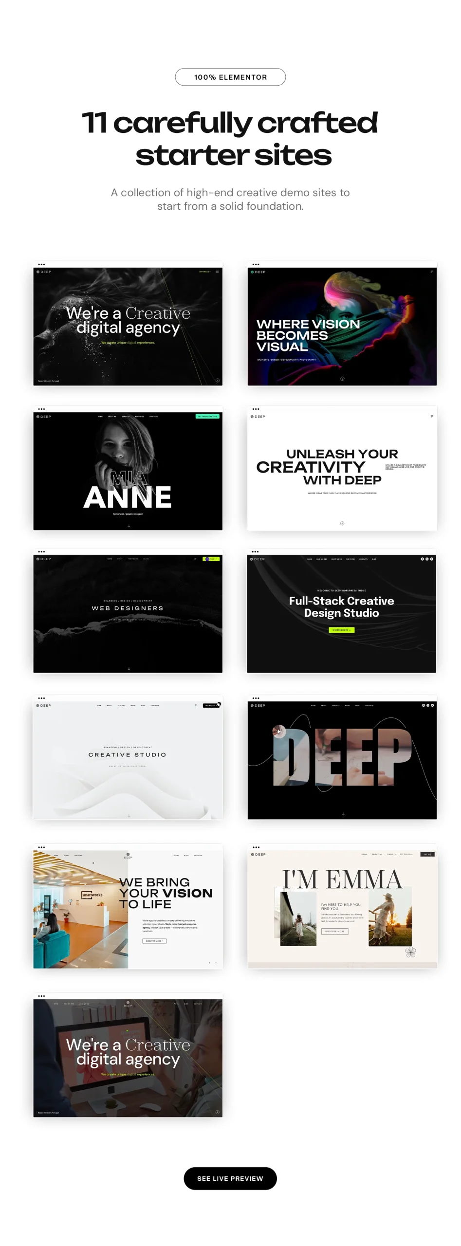 Deep – Elementor Creative Agency & Portfolio WordPress Theme – 3