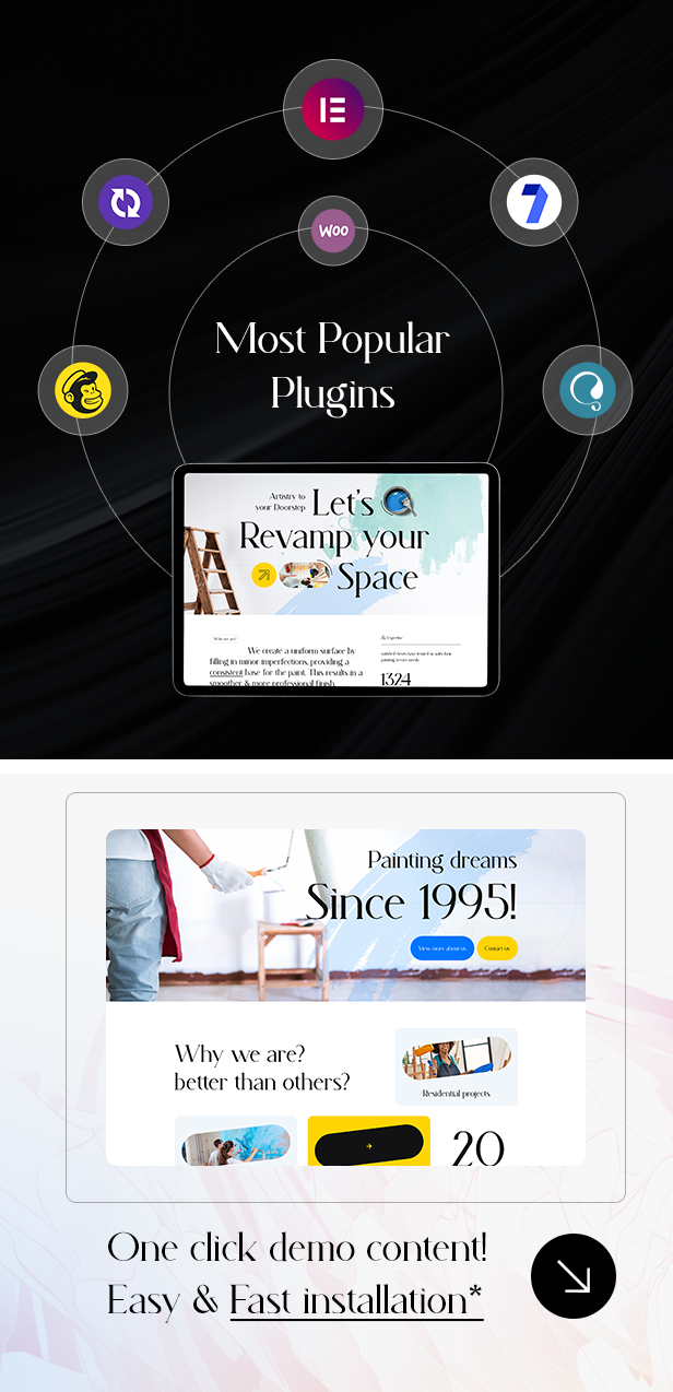 Maler- und Heimwerker-WordPress-Theme