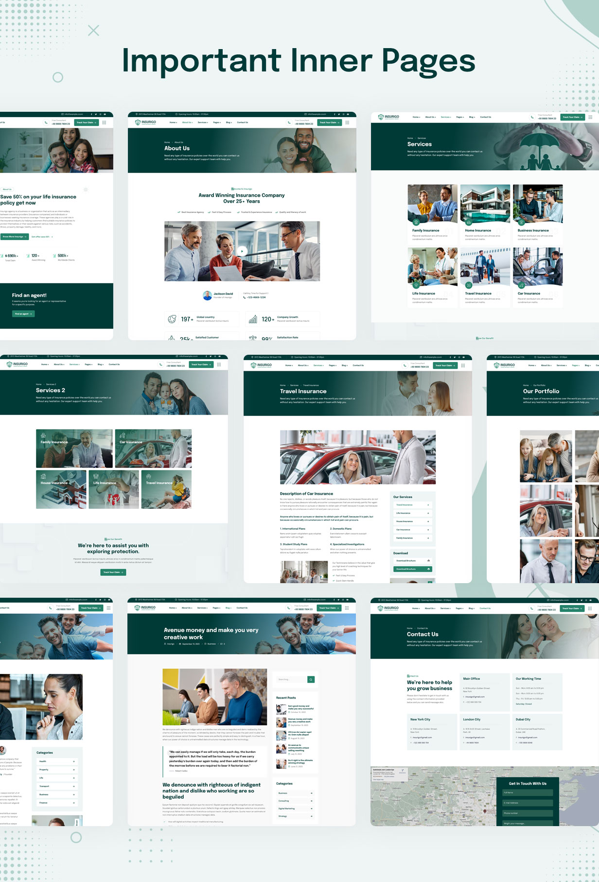 Insurigo – WordPress-Theme für Versicherungen