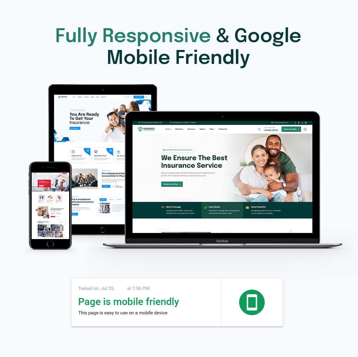Insurigo – WordPress-Theme für Versicherungen
