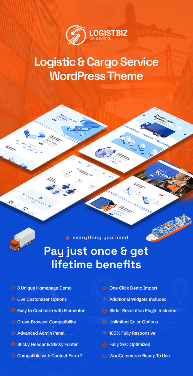 Logistbiz WordPress-Theme