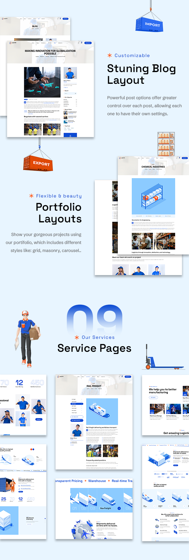 Logistbiz WordPress-Theme