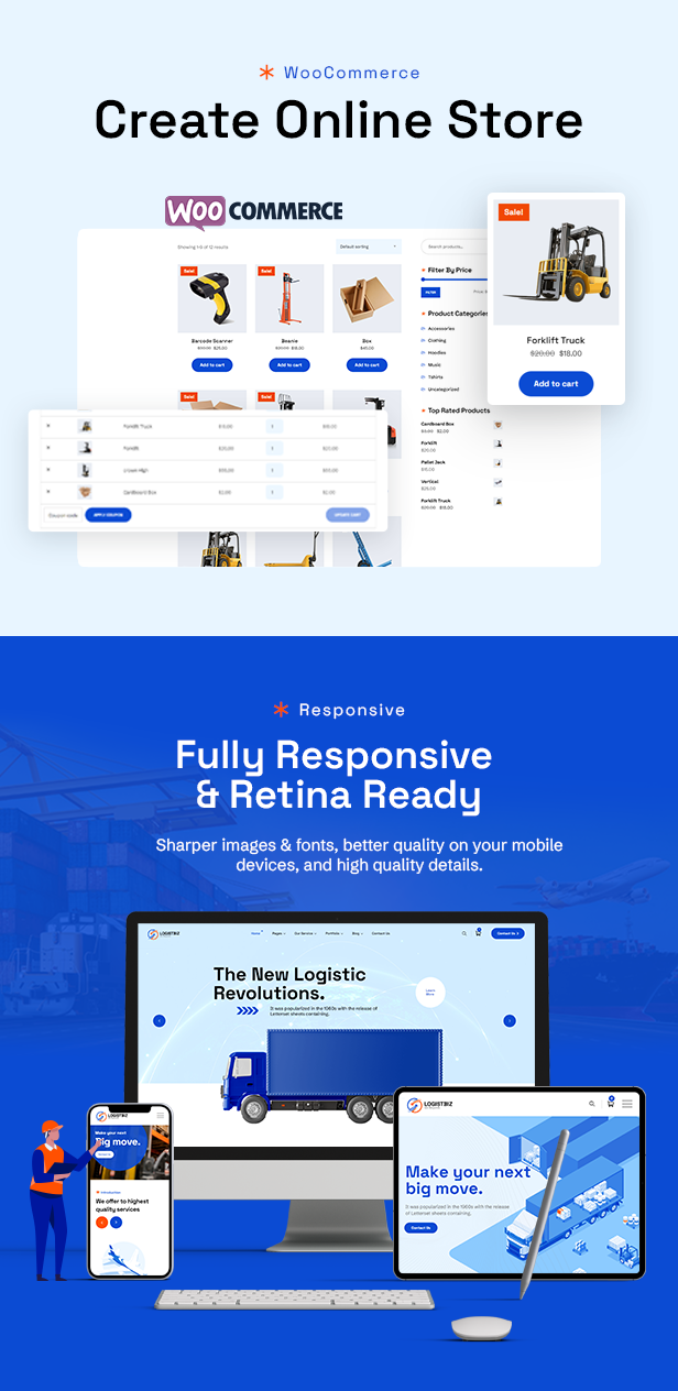Logistbiz WordPress-Theme