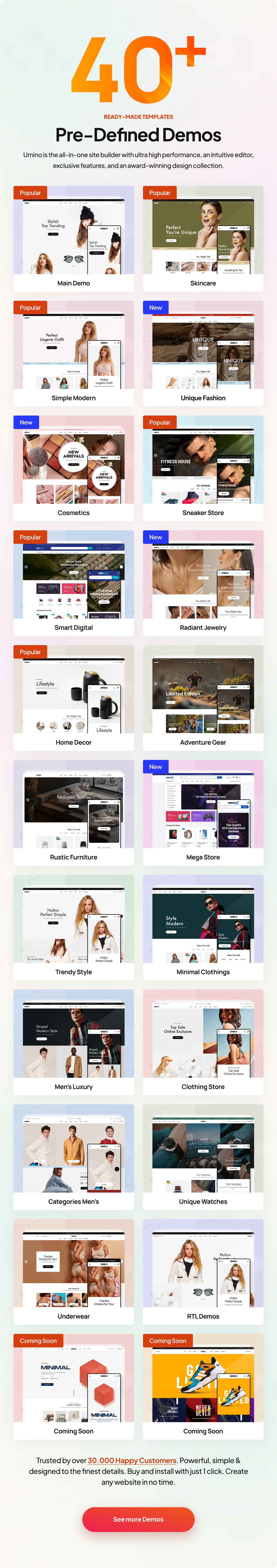 Homepage-Layouts