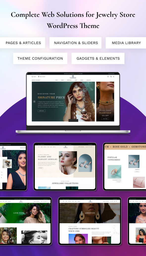 Goldium – Juweliergeschäft Woocommerce Theme – 12