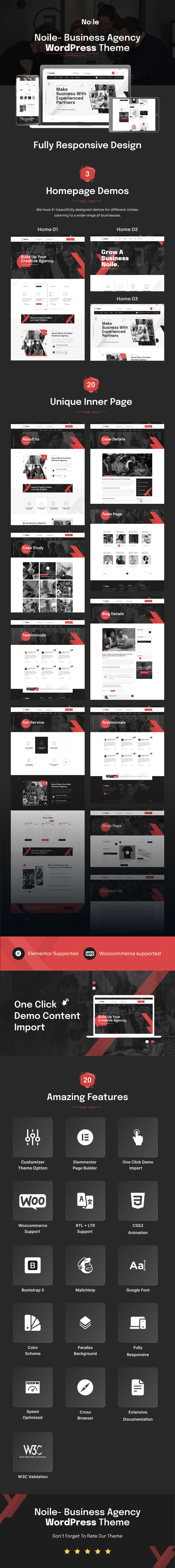 Noile – WordPress-Theme für Unternehmensagenturen