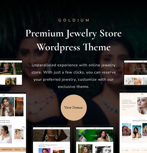 Goldium – Juweliergeschäft Woocommerce Theme – 1