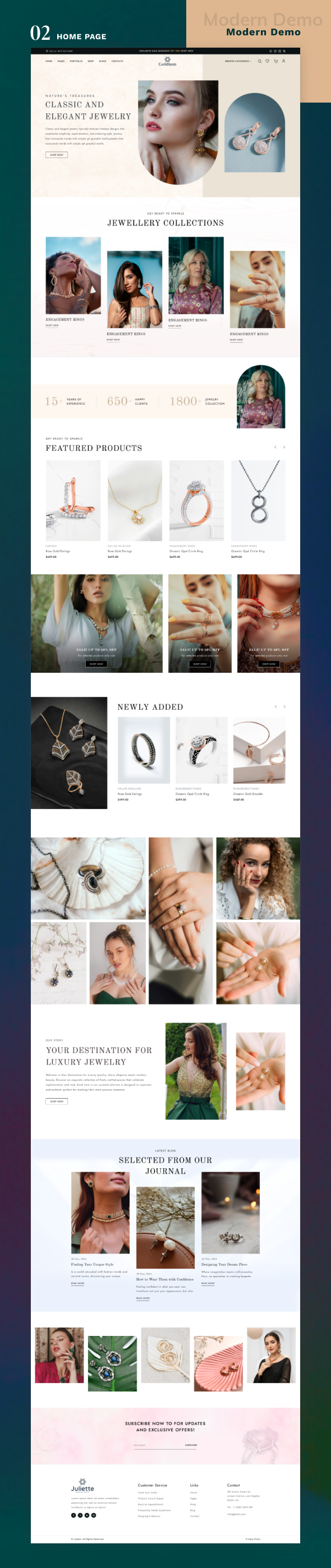 Goldium – Juweliergeschäft Woocommerce Theme – 3