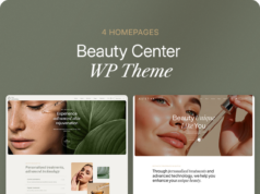 AESTETIKA – Beauty Center WordPress-Layout