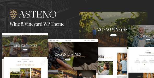 Asteno – Wine & Vineyard WP Layout