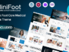 CliniFoot – Medizinisches WordPress-Vorlage für Podologie und Fußpflege