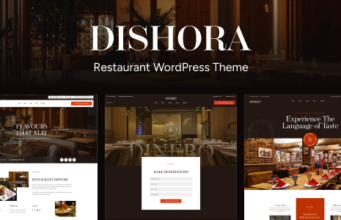 Dishora – Restaurant WordPress Template