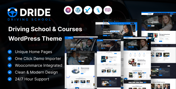Dride – WordPress-Layout für Fahrschule und Kurse - Agentur zweigelb