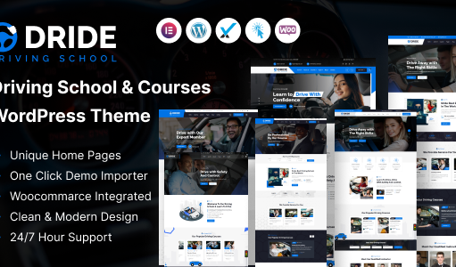Dride – WordPress-Layout für Fahrschule und Kurse