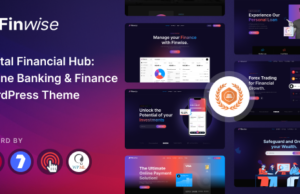 Finwise – WordPress-Vorlage für Online-Banking und Finanzen + RTL