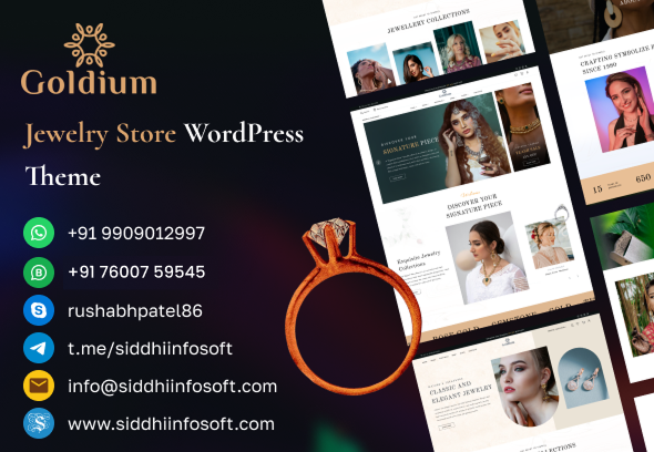 Goldium – Juweliergeschäft Woocommerce Theme – 14