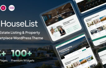 HouseList – WordPress-Template für Immobilieneinträge und Immobilienmarktplatz