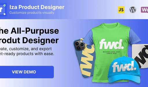 Iza Product Designer WordPress & WooCommerce Plugin