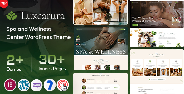 Luxearura – Spa- und Wellnesscenter-WordPress-Vorlage
