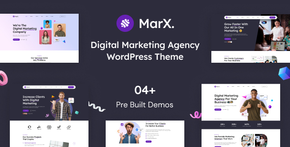 Marx – WordPress-Layout für Agenturen für digitales Marketing