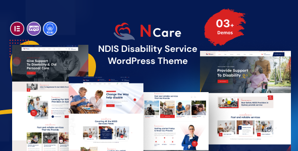 Ncare – NDIS Disability Service WordPress Vorlage