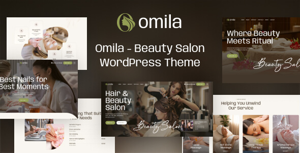 Omila – WordPress-Template für Schönheitssalon