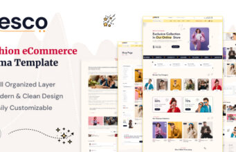 Pesco – Mode-E-Commerce-Figma-Vorlage