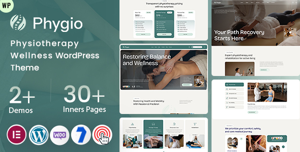 Phygio – Physiotherapie-Wellness-WordPress-Layout