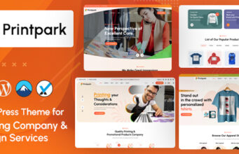 PrintPark – WordPress-Vorlage für Druckerei und Designdienstleistungen