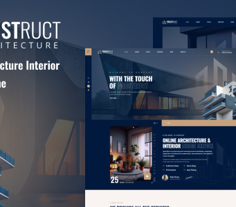 Prostruct – WordPress-Vorlage für Architektur und Innenarchitektur + RTL