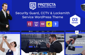 Protecta – WordPress-Template für Sicherheit und Videoüberwachung