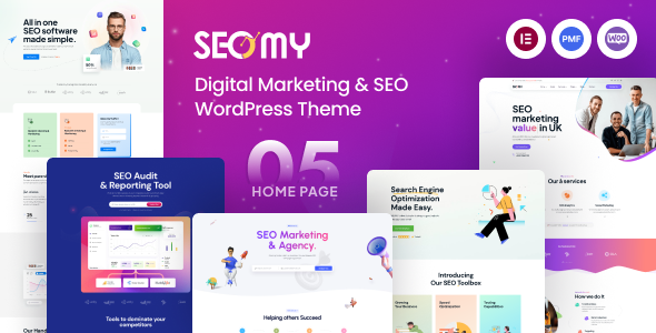 Seomy – WordPress-Layout für Agenturen für digitales Marketing und SEO
