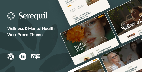 Serequil – WordPress-Template für Wellness und psychische Gesundheit
