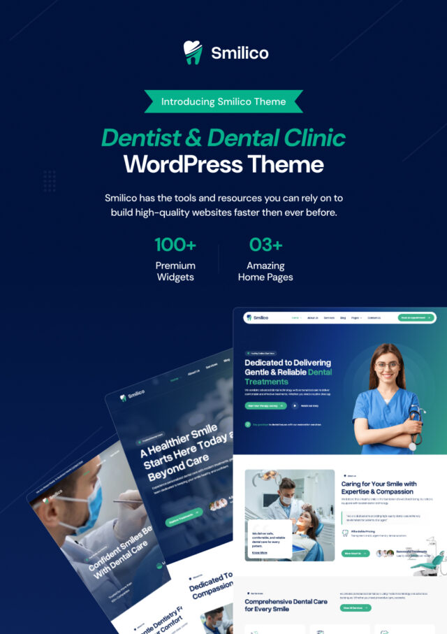 Smilico – Dentales WordPress-Layout