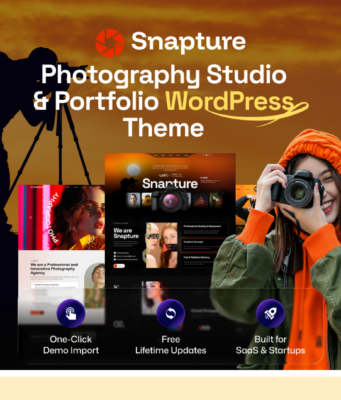 Snapture – WordPress-Vorlage für Fotostudio und Portfolio