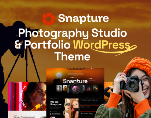 Snapture – WordPress-Vorlage für Fotostudio und Portfolio