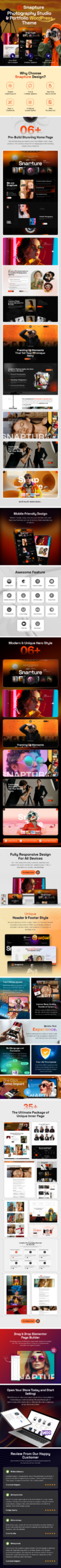 Snapture – WordPress-Vorlage für Fotostudio und Portfolio
