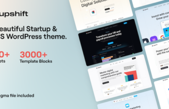 Upshift – Startup & SaaS WordPress Vorlage